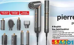 PİERRE CARDİN 8 BAŞLIKLI SAÇ ŞEKİLLENDİRİCİ